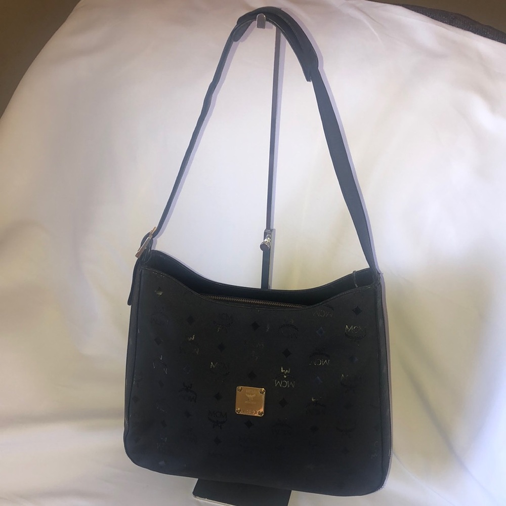 MCM Black Hobo Bag